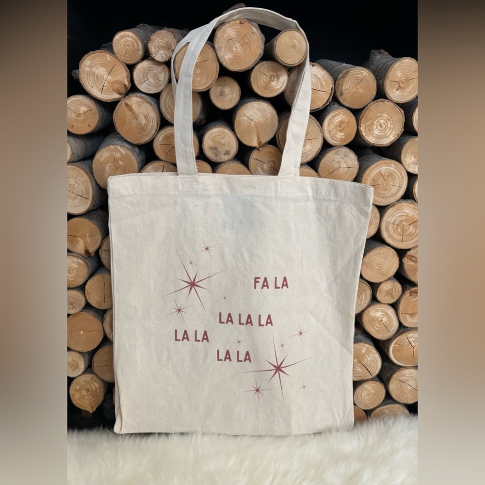 Christmas Tote - Holiday Song Inspired Cotton Totes by Brown’s General - Picture 7 of 15